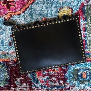 Black Studded clutch
